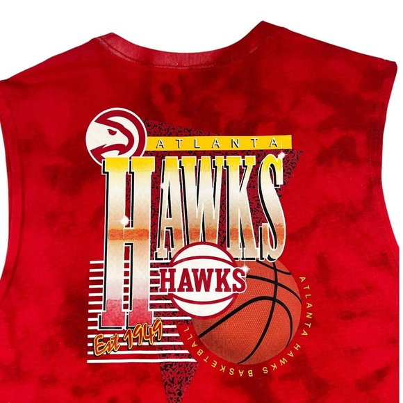 Atlanta Hawks Tie Dye T-Shirts Men XL Lot of 2 Vintage NBA Basketball Team RARE - Picture 15 of 16